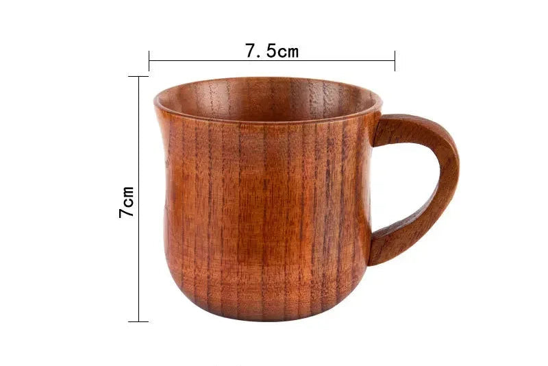 Wooden Big Belly Cup – Handmade Jujube Wood Drinkware