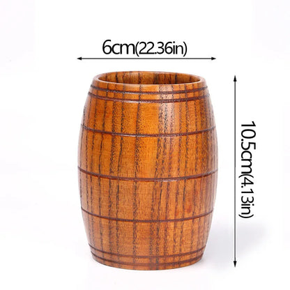 Wooden Big Belly Cups – Handmade Jujube Wood Drinkware