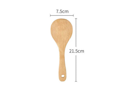 Wooden Spatula & Spoon Set – Natural Kitchen Tools