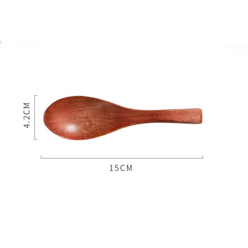 Wooden Soup Spoon – Long Handle Kitchen Utensil