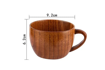 Wooden Big Belly Cup – Handmade Jujube Wood Drinkware