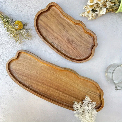 Japanese Style Wooden Serving Tray