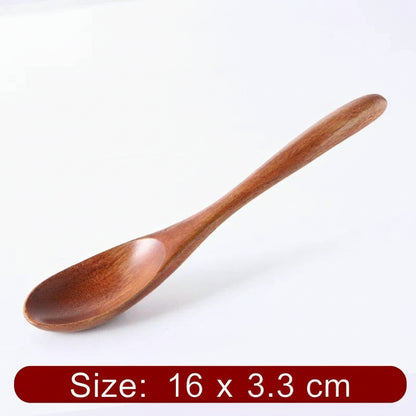 Mini Wooden Spoon & Fork Set – Coffee & Dessert Utensils