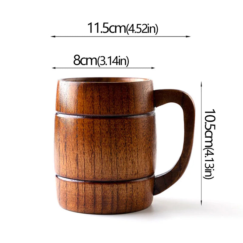 Wooden Big Belly Cups – Handmade Jujube Wood Drinkware