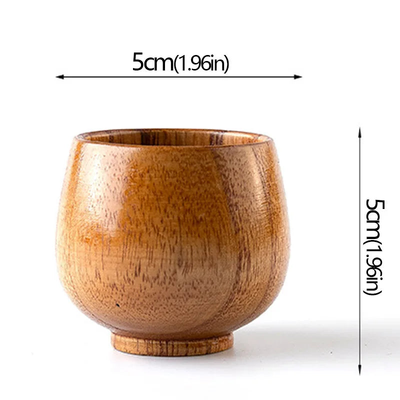 Wooden Big Belly Cups – Handmade Jujube Wood Drinkware