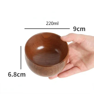Japanese Wood Bowl Set