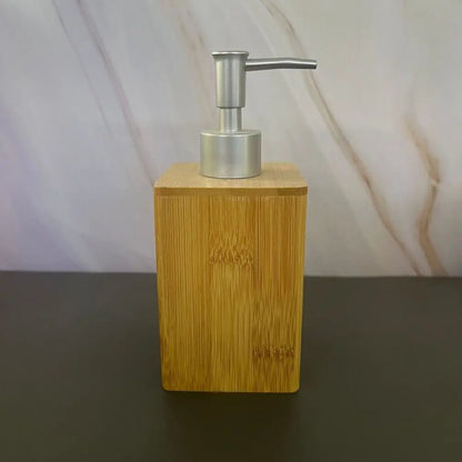 Bamboo Bathroom Organizer Set