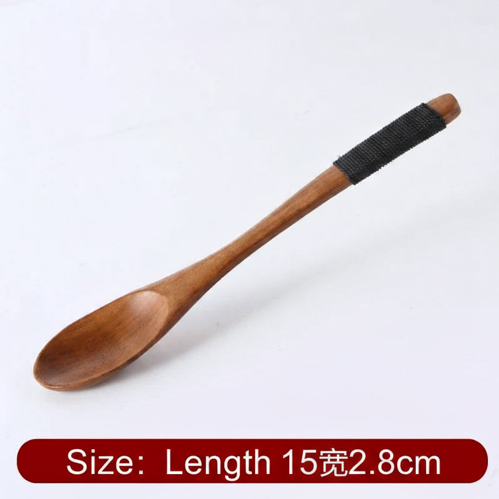 Mini Wooden Spoon & Fork Set – Coffee & Dessert Utensils