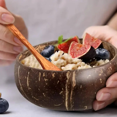 Natural Coconut Bowl Set