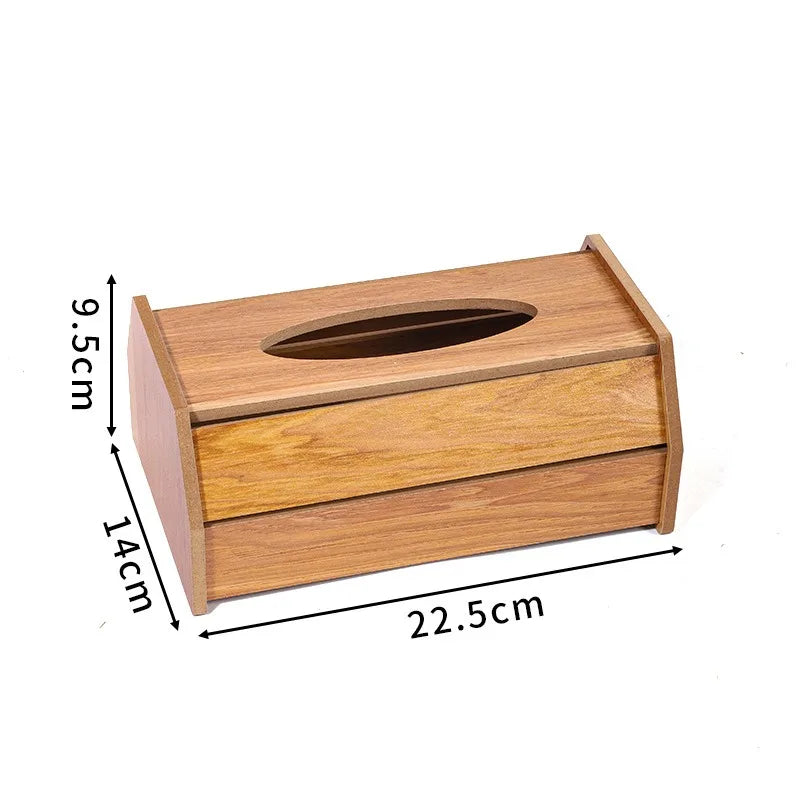 Wooden Tissue Box Case