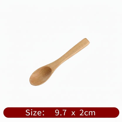 Mini Wooden Spoon & Fork Set – Coffee & Dessert Utensils