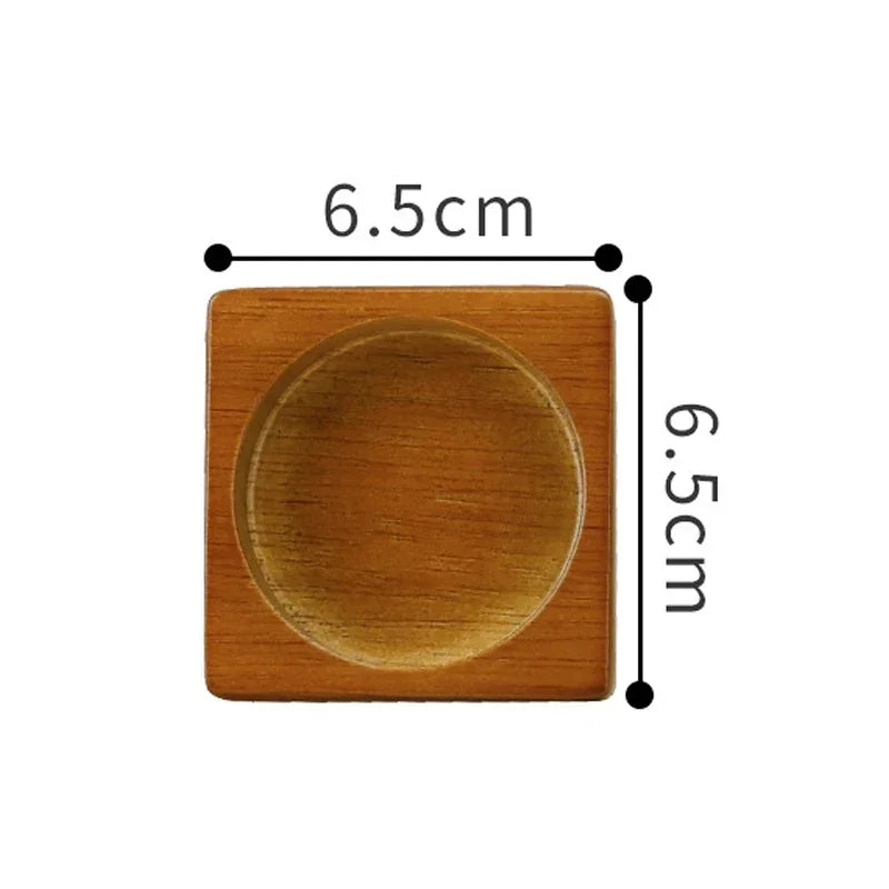 Wooden Spice Tray – Bamboo Salt & Pepper Stand