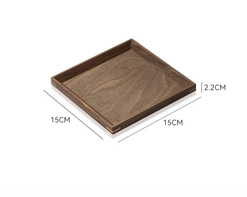 Walnut Wooden Tea Tray – Rectangular Serving Board