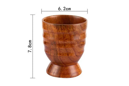 Wooden Big Belly Cup – Handmade Jujube Wood Drinkware