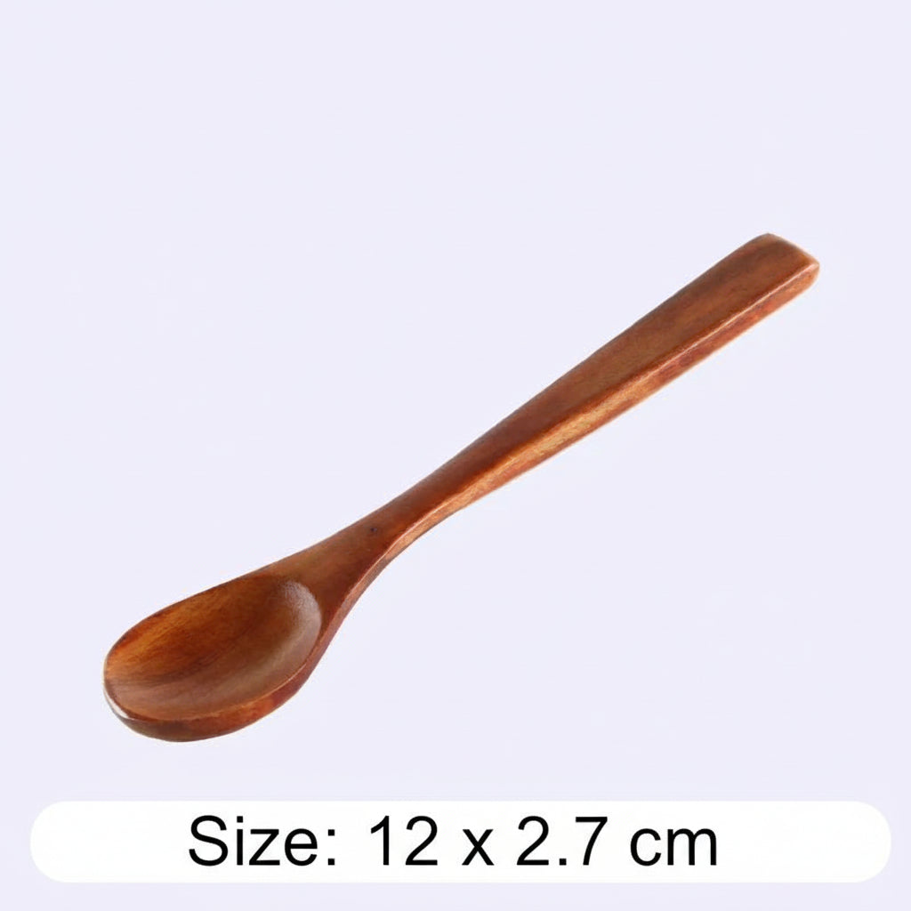 Mini Wooden Spoon & Fork Set – Coffee & Dessert Utensils