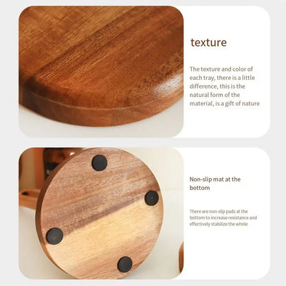 Wooden Paper Towel Stand