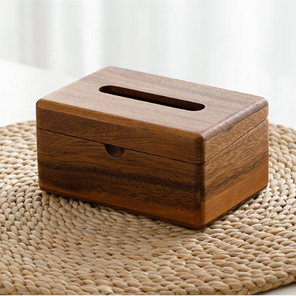 Walnut Tissue Organizer