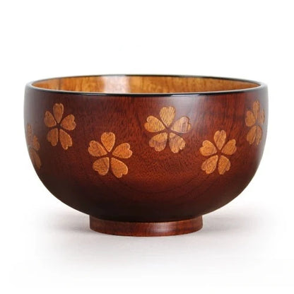 Japanese Wooden Ramen Bowl