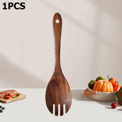 Set of 2 Acacia Wooden Salad Servers