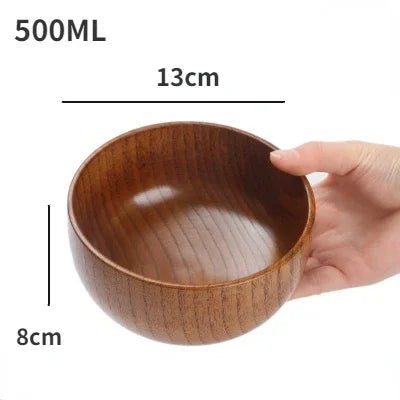 Japanese Wood Bowl Set