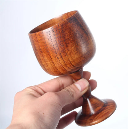 Wooden Wine Cup  – Vintage Goblet Cups