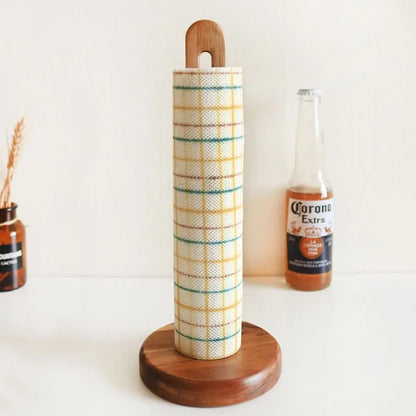 Wooden Paper Towel Stand