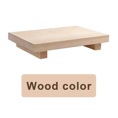 Wooden Pedestal Display Tray