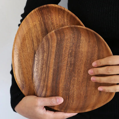 Rustic Acacia Wood Serving Tray