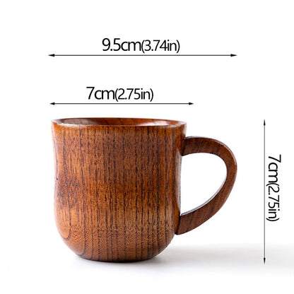 Wooden Big Belly Cups – Handmade Jujube Wood Drinkware