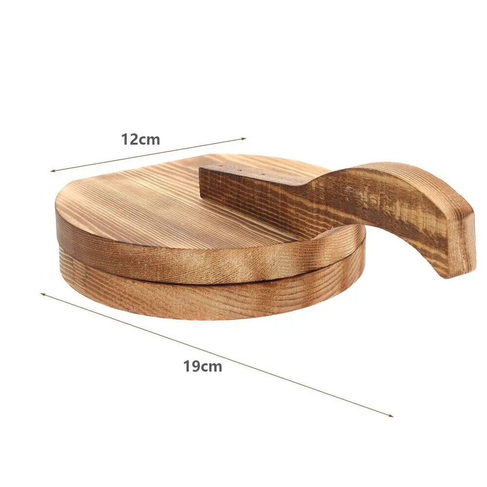 Wooden Dough Presser – Dumpling & Chapati Maker