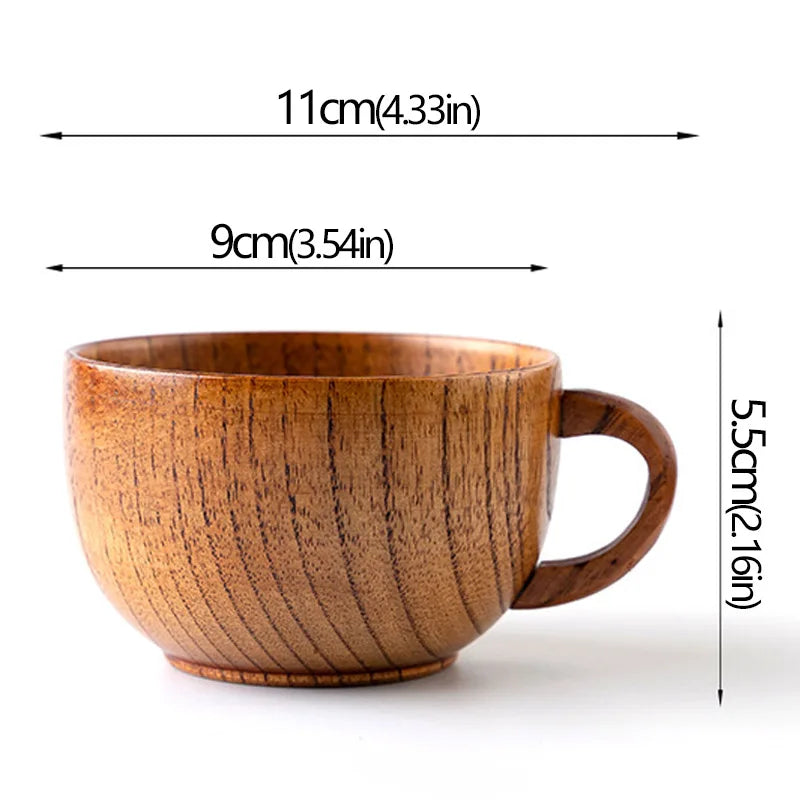 Wooden Big Belly Cups – Handmade Jujube Wood Drinkware