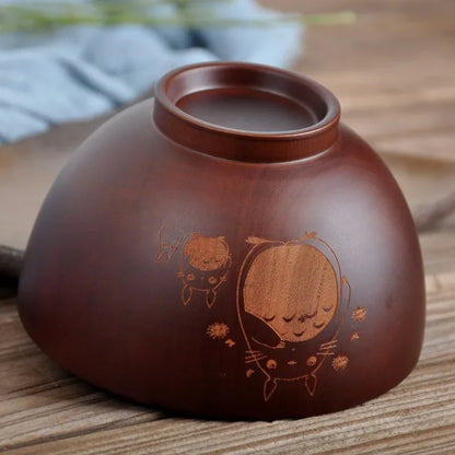 Japanese Wooden Ramen Bowl