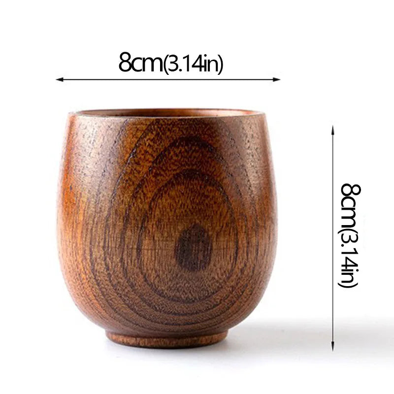 Wooden Big Belly Cups – Handmade Jujube Wood Drinkware