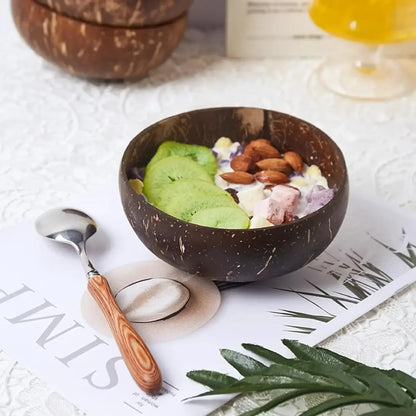 Natural Coconut Bowl – Eco-Friendly Handmade Design