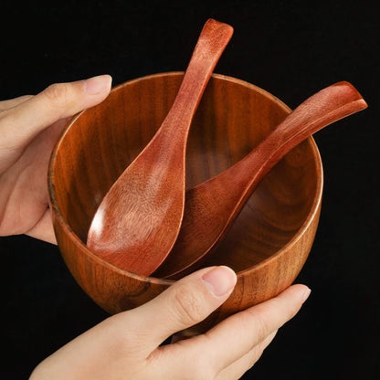 Wooden Soup Spoon – Long Handle Kitchen Utensil