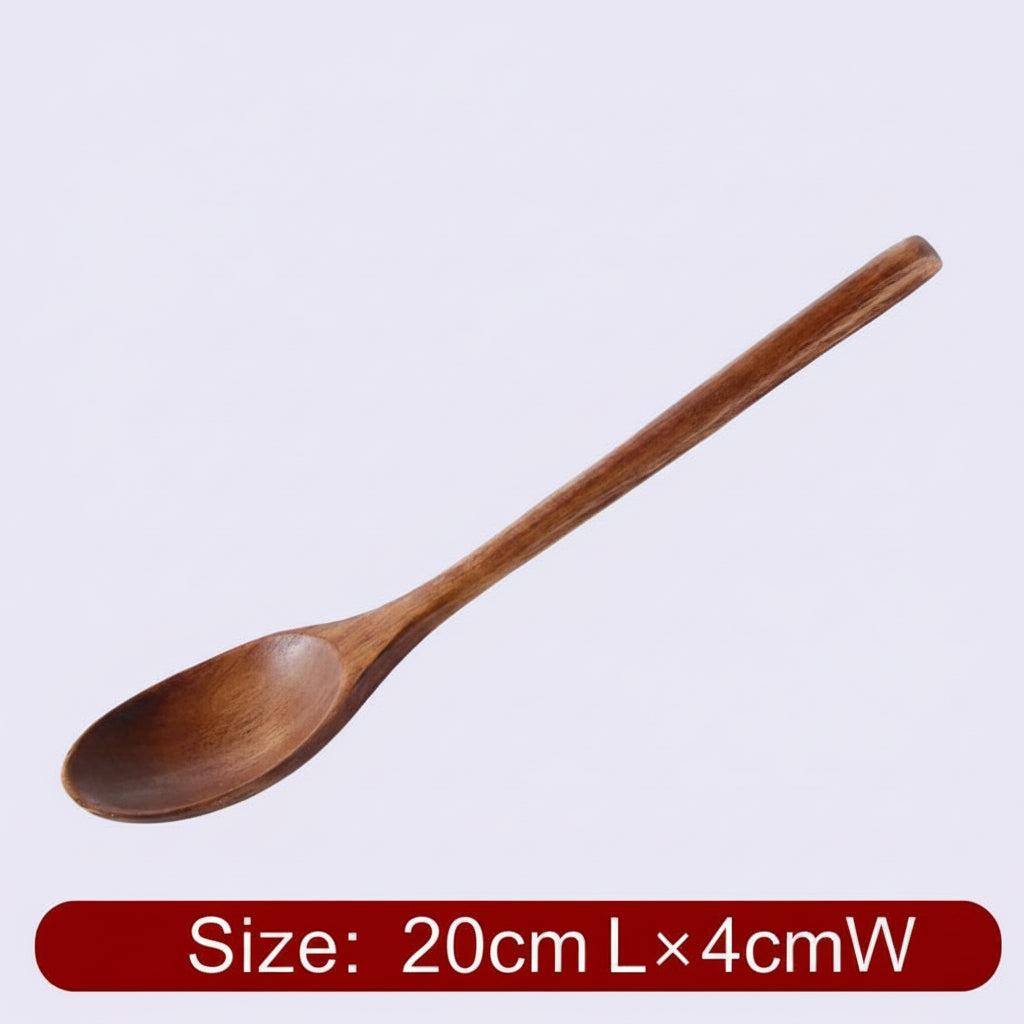 Mini Wooden Spoon & Fork Set – Coffee & Dessert Utensils