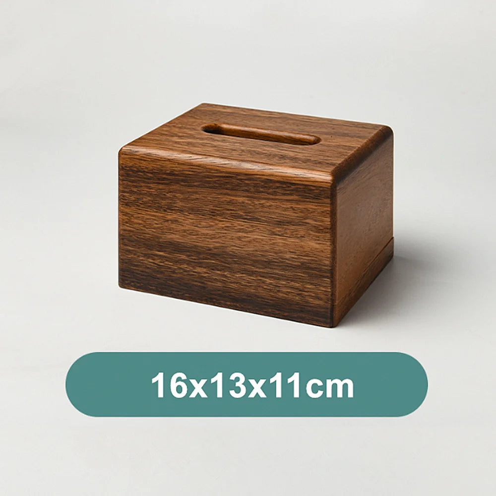 Walnut Tissue Organizer