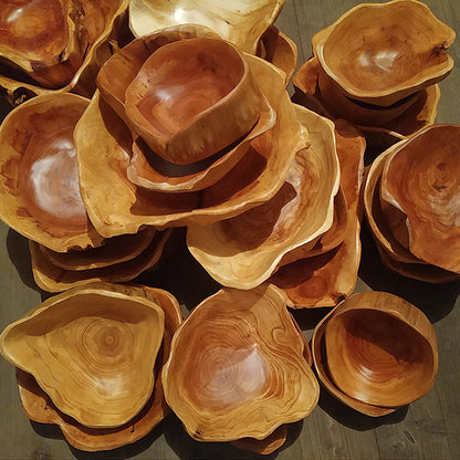 Handmade Wooden Serving Bowl