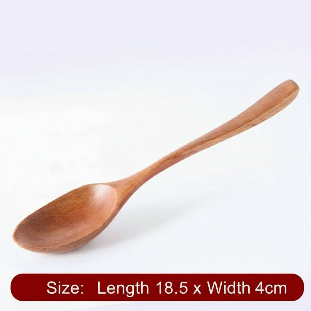 Mini Wooden Spoon & Fork Set – Coffee & Dessert Utensils