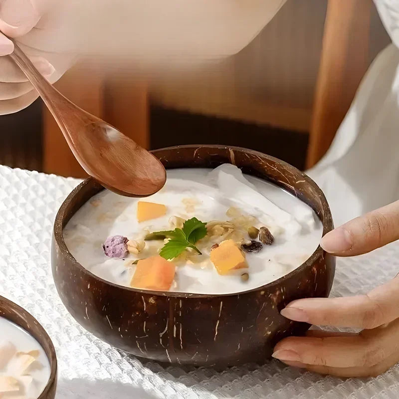 Natural Coconut Bowl – Eco-Friendly Handmade Design