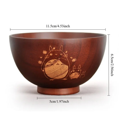 Japanese Wooden Ramen Bowl