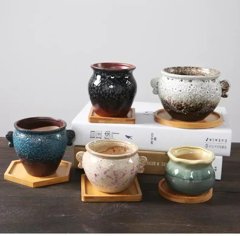 Bamboo Tea Coaster Set