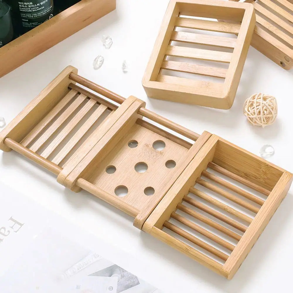 Bamboo Soap Rack