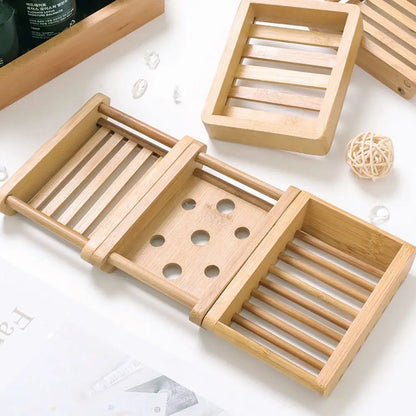 Bamboo Soap Rack