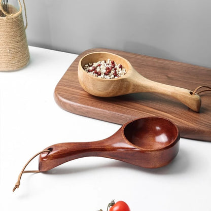 Large Wooden Scoop Spoon – Natural Kitchen Ladle