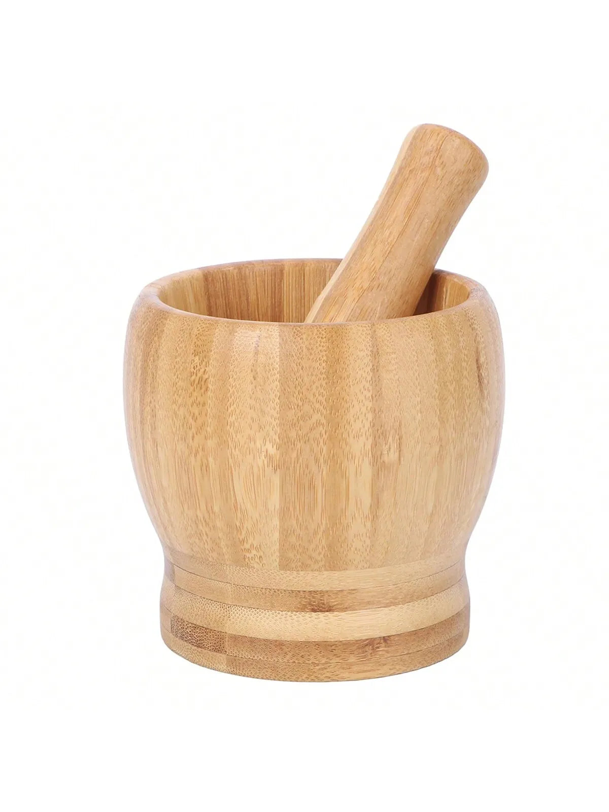 Bamboo Mortar & Pestle Set