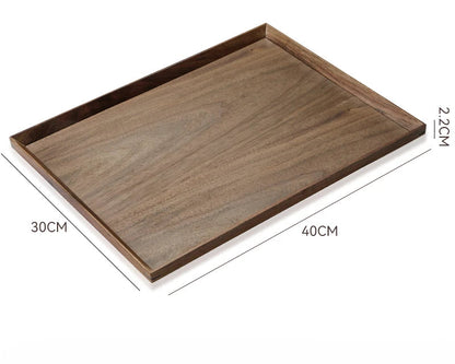 Walnut Wooden Tea Tray – Rectangular Serving Board