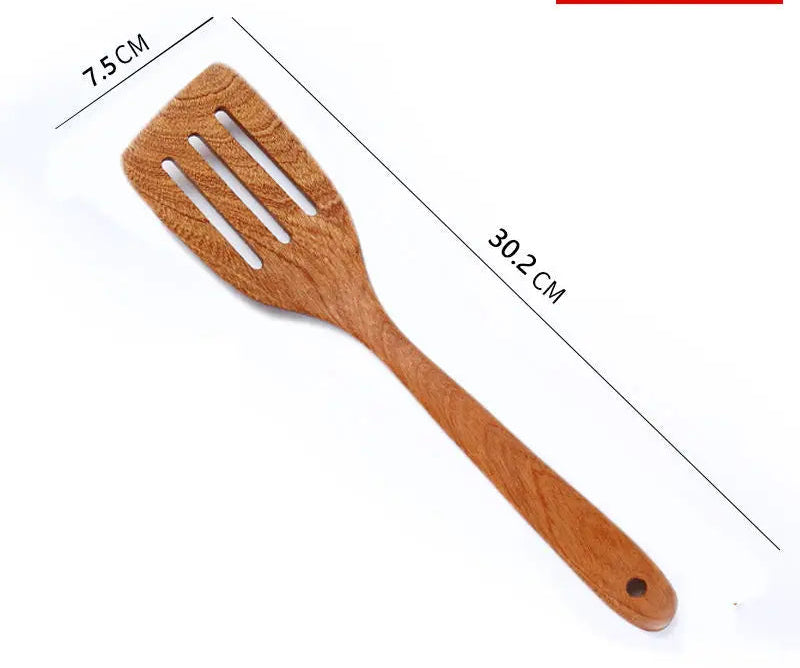 Wooden Spatula & Spoon Set – Natural Kitchen Tools