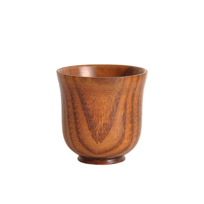 Handmade Wooden Tea Cup – Natural Solid Wood