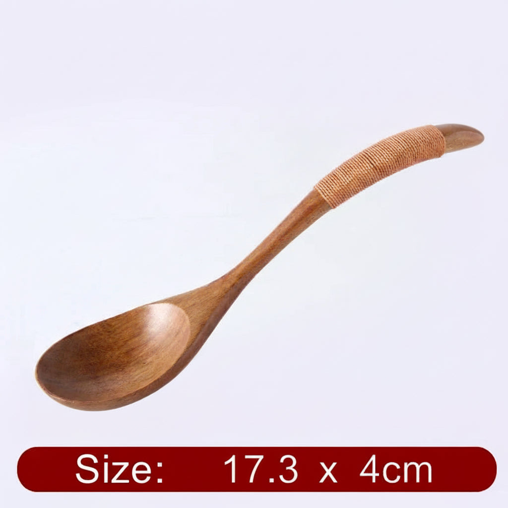 Mini Wooden Spoon & Fork Set – Coffee & Dessert Utensils